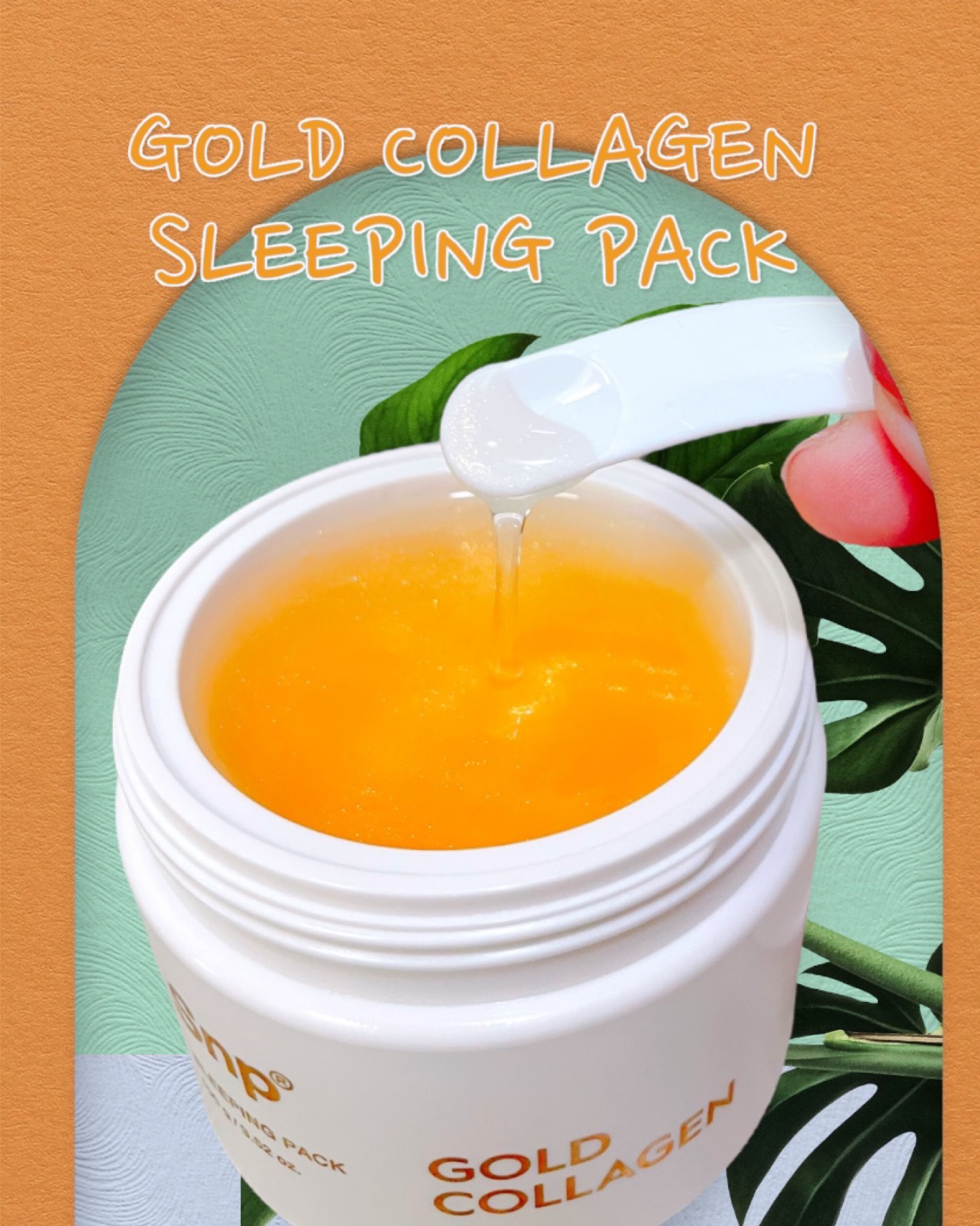 SNP ゴールド コラーゲン スリーピング パック/SNP/シートマスク・パックを使ったクチコミ（2枚目）