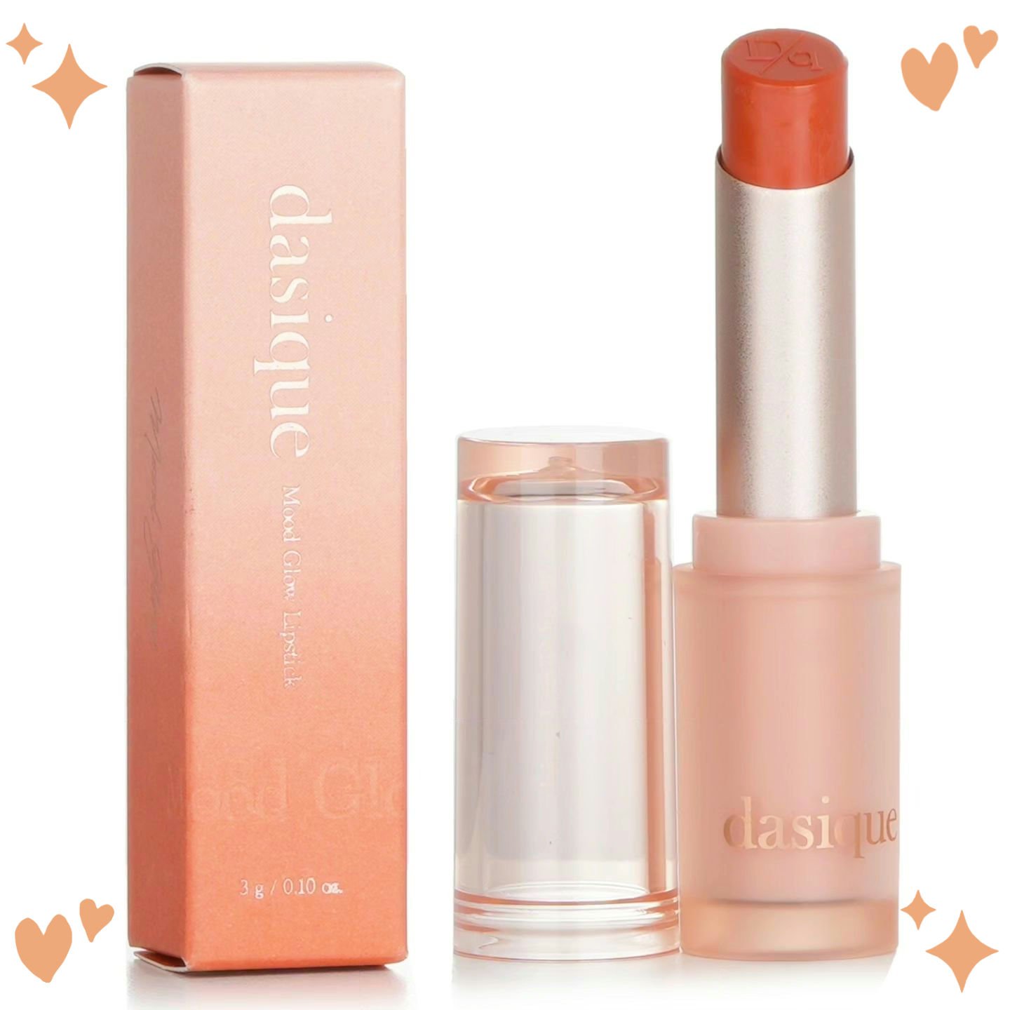 ムードグロウリップスティック 02 ヌードパンプキン/dasique/口紅を使ったクチコミ（2枚目）