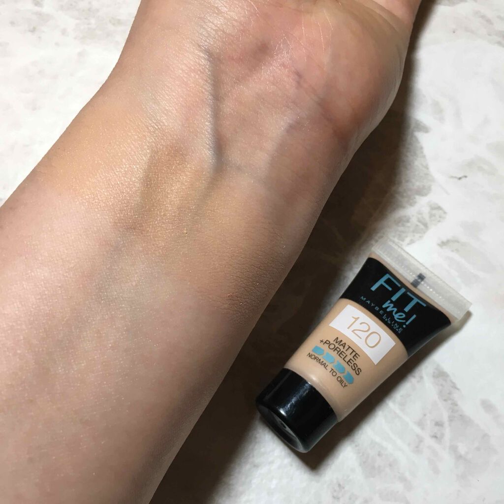 フィットミーリキッドファンデーション/MAYBELLINE NEW YORK/リキッドファンデーションを使ったクチコミ(1枚目)