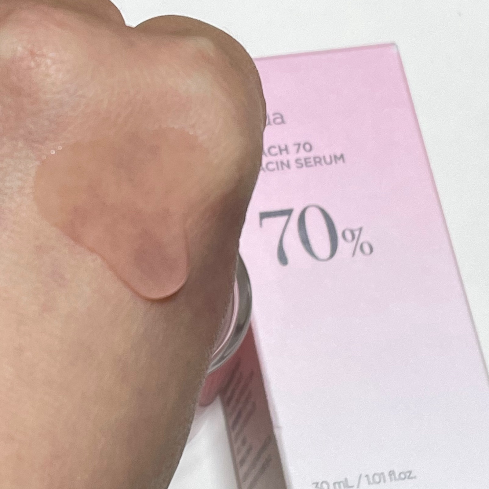 桃70%ナイアシンセラム/Anua/美容液を使ったクチコミ（3枚目）