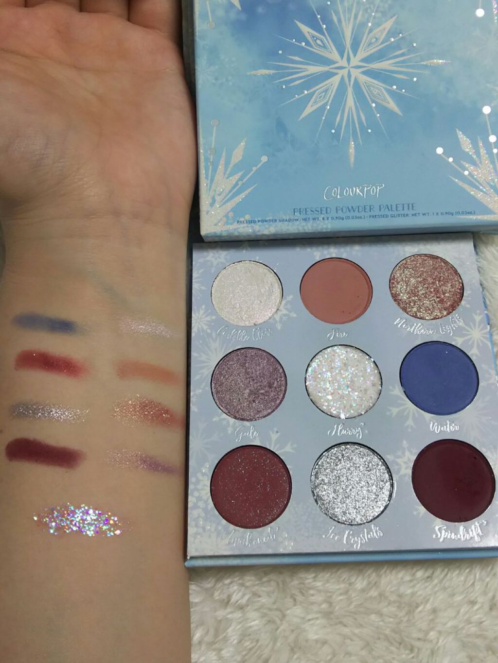 ColourPop×アナと雪の女王2 Eyeshadow Palette/ColourPop/アイシャドウパレットを使ったクチコミ(2枚目)