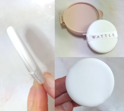 WATTLEクッションファンデーション/WATTLE/クッションファンデーションを使ったクチコミ(2枚目)