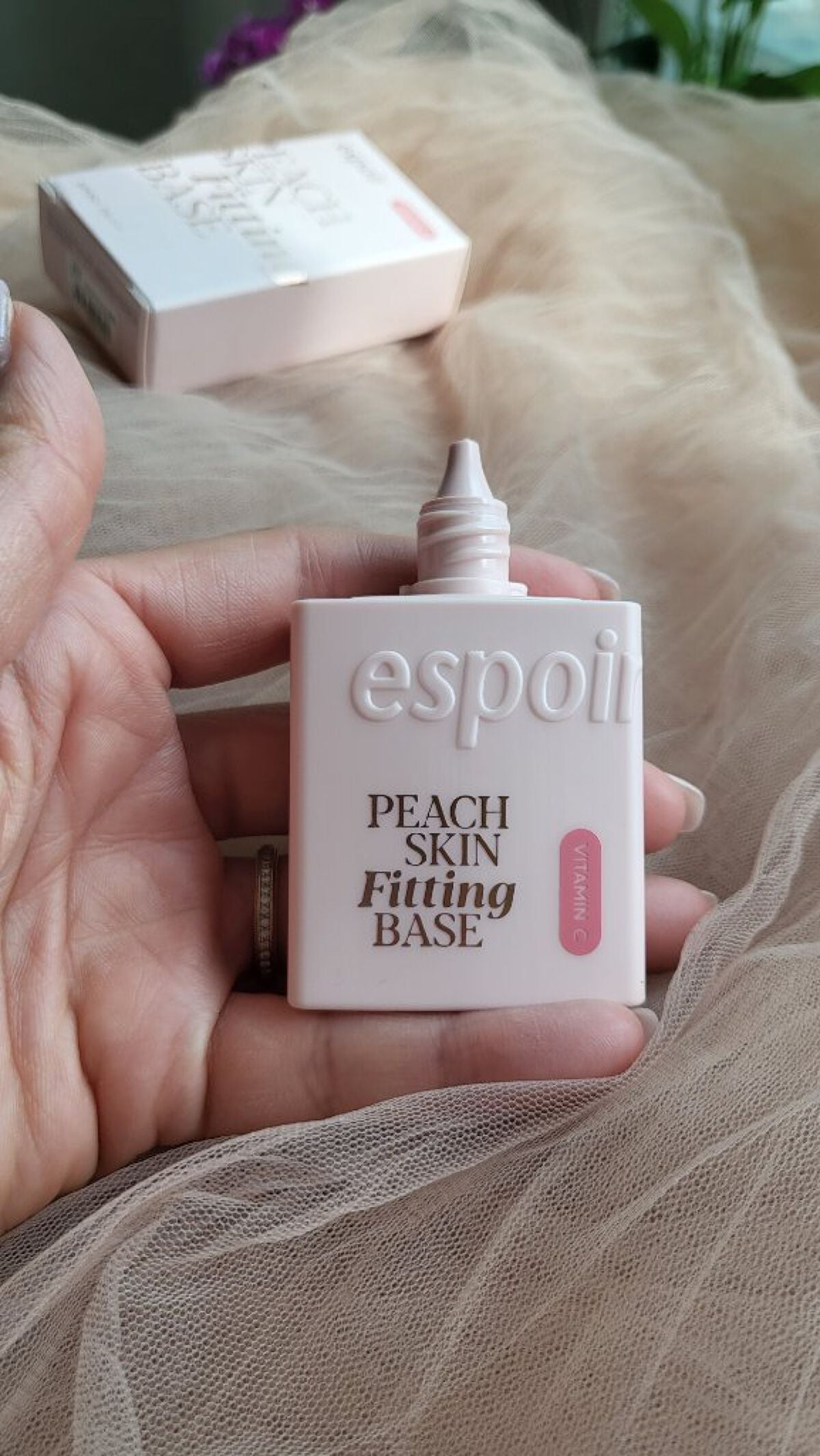 ピーチスキンフィッティングベース オールニュー SPF50 PA++++/espoir/化粧下地を使ったクチコミ(2枚目)