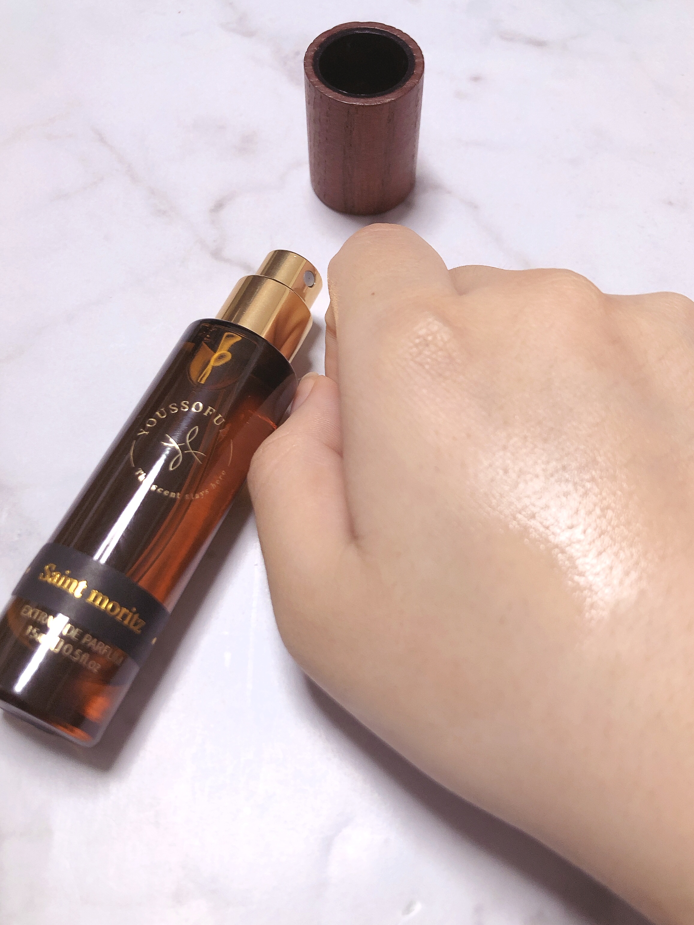 EXTRAIT DE PARFUM SAINT MORITZ/Youssoful/香水(その他)を使ったクチコミ（2枚目）
