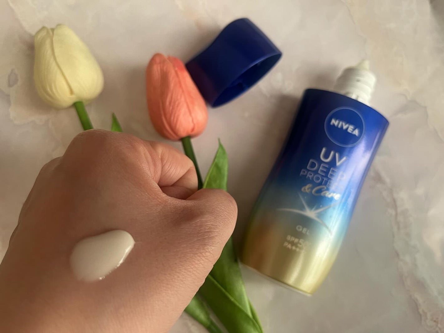 ニベアUV ディープ プロテクト&ケア ジェル/ニベア/日焼け止めジェルを使ったクチコミ(3枚目)