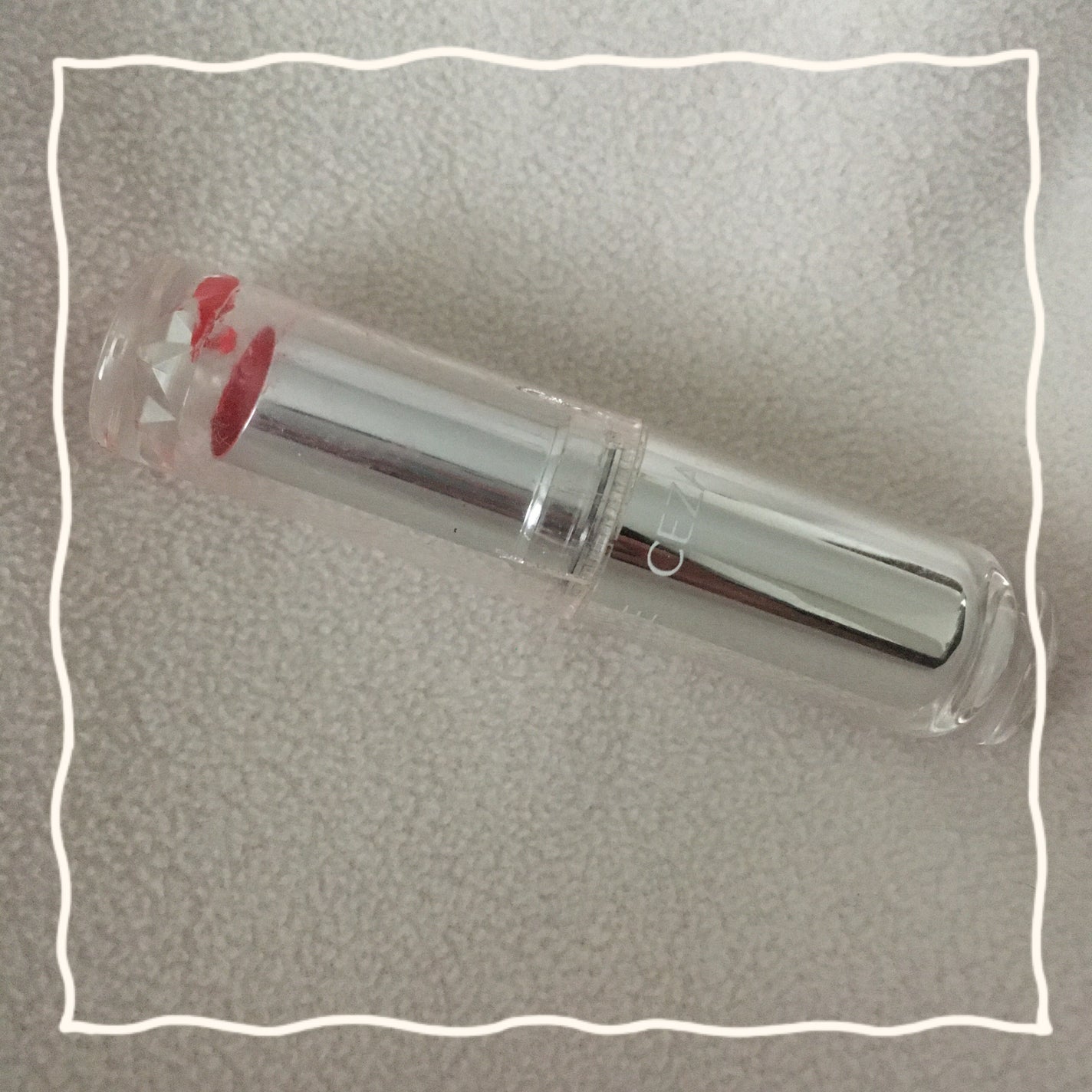 ラスティンググロスリップ/CEZANNE/口紅を使ったクチコミ(1枚目)