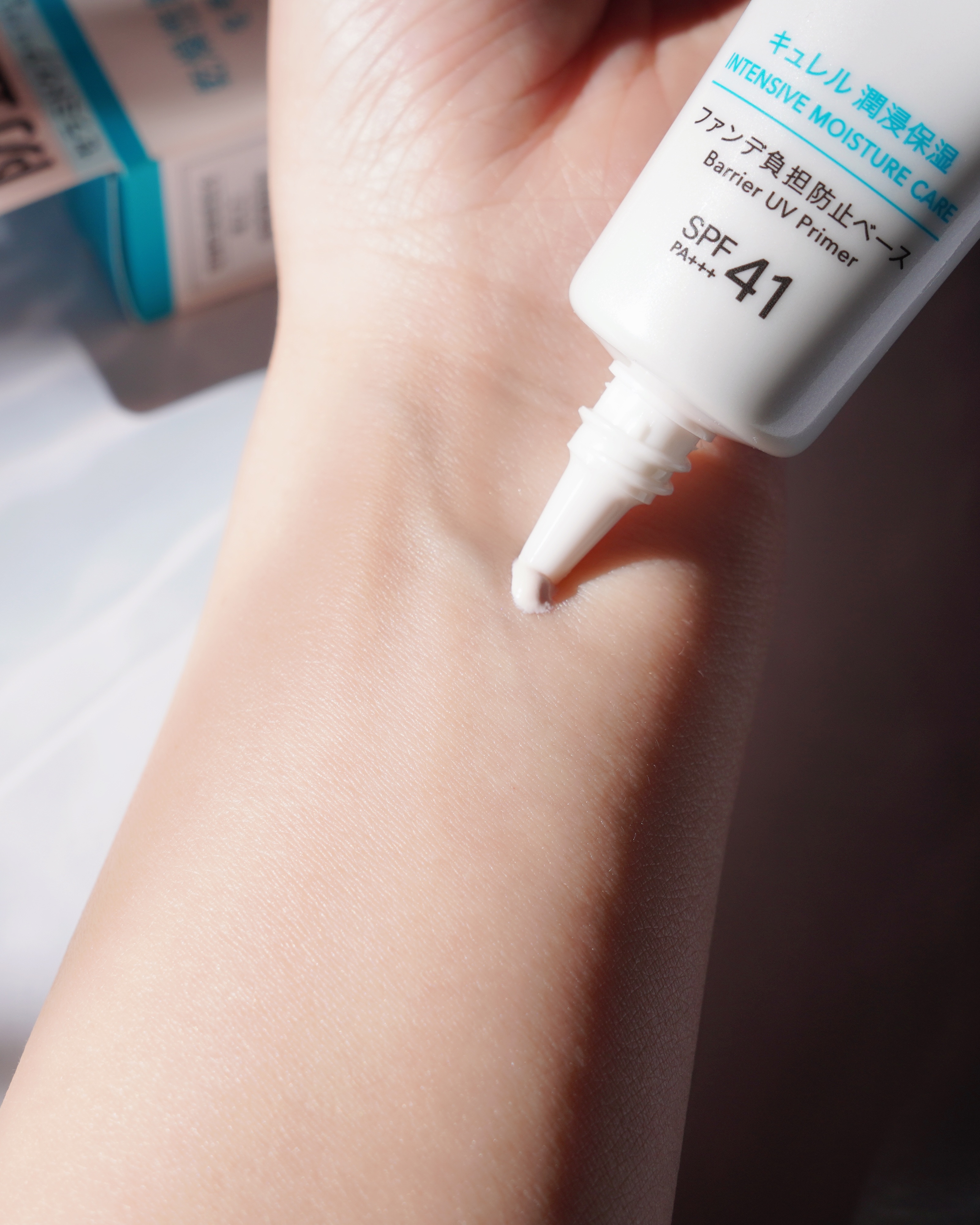 キュレル 潤浸保湿 ファンデ負担防止ベース/キュレル/化粧下地を使ったクチコミ（3枚目）