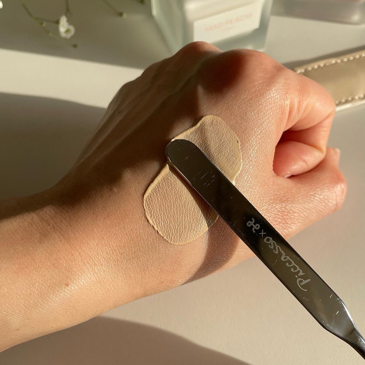 ピカソ メイクアップ スパチュラ /PICCASSO/その他化粧小物を使ったクチコミ(6枚目)