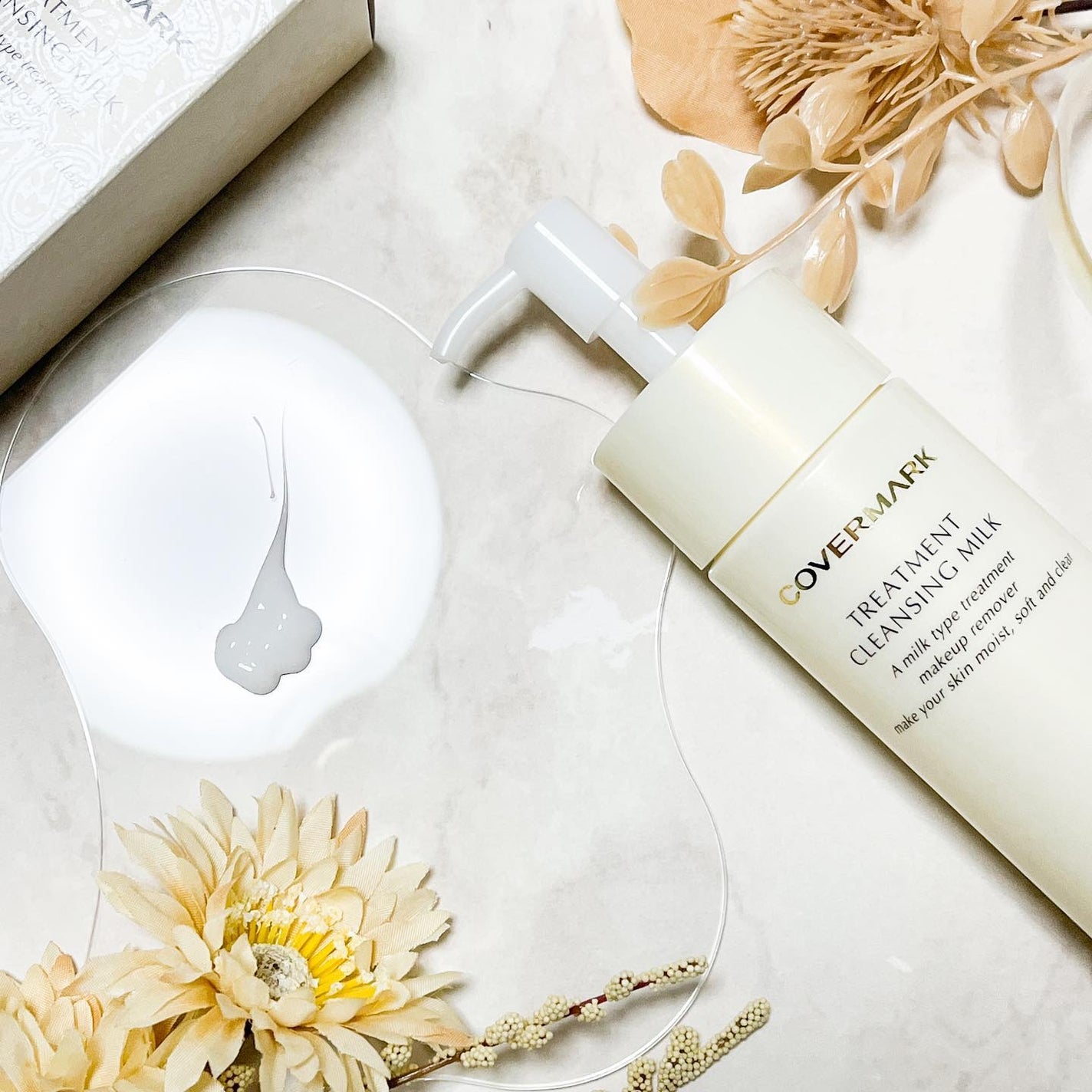 トリートメント クレンジング ミルク/COVERMARK/ミルククレンジングを使ったクチコミ(2枚目)