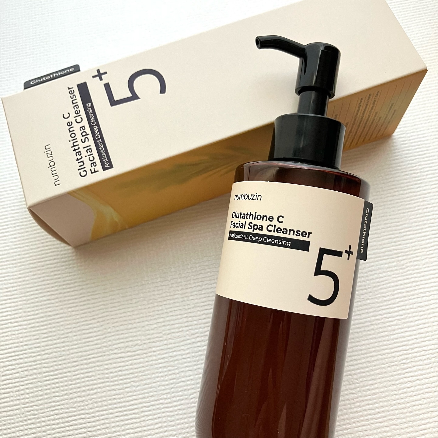 5番 白玉グルタチオンCアロママッサージクレンジング/numbuzin/オイルクレンジングを使ったクチコミ（2枚目）
