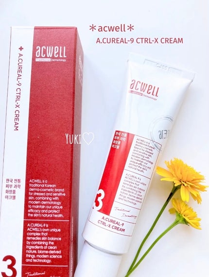 アキュリアルナインコントロールエックスクリーム/ACWELL/フェイスクリームを使ったクチコミ(1枚目)