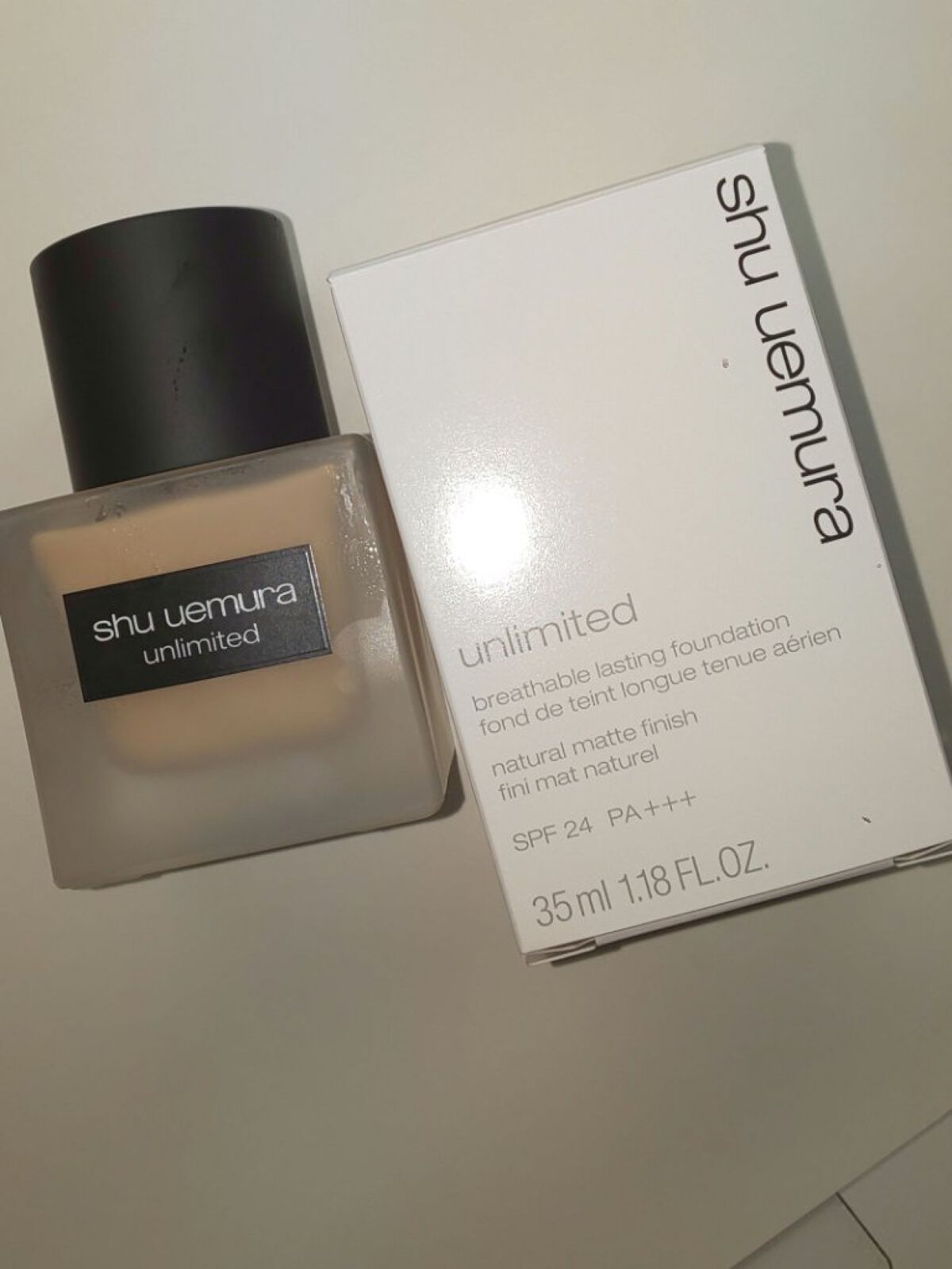 （旧）アンリミテッド ラスティング フルイド/shu uemura/リキッドファンデーションを使ったクチコミ（1枚目）