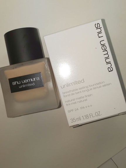 (旧)アンリミテッド ラスティング フルイド/shu uemura/リキッドファンデーションを使ったクチコミ(1枚目)