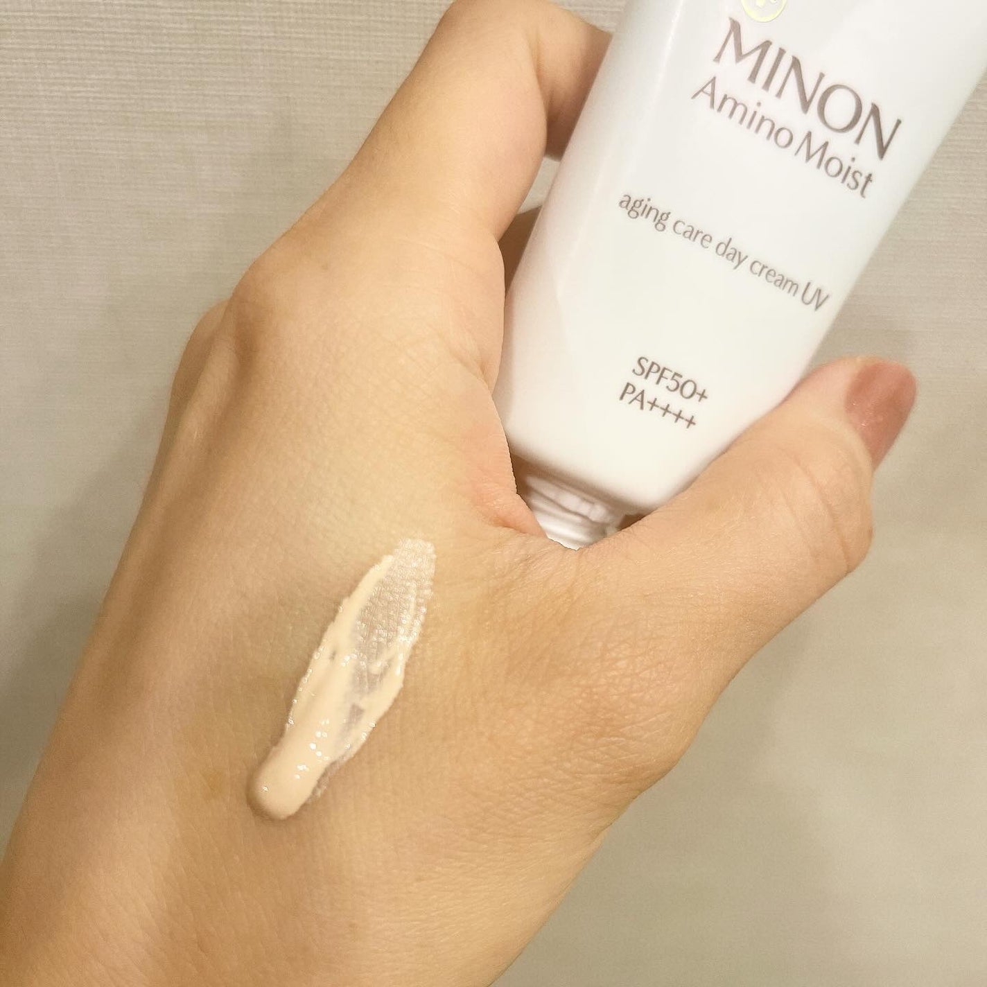 ミノン アミノモイスト エイジングケア デイクリームUV/ミノン/日焼け止めクリームを使ったクチコミ(3枚目)
