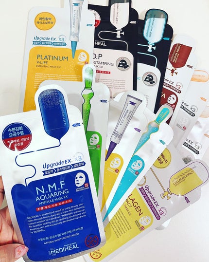 N.M.FアクアアンプルマスクJEX/MEDIHEAL/シートマスク・パックを使ったクチコミ(1枚目)