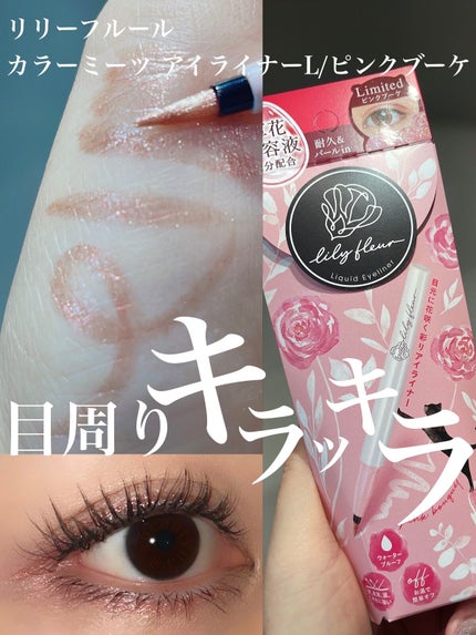 カラーミーツ アイライナーL /リリーフルール/リキッドアイライナーを使ったクチコミ(1枚目)