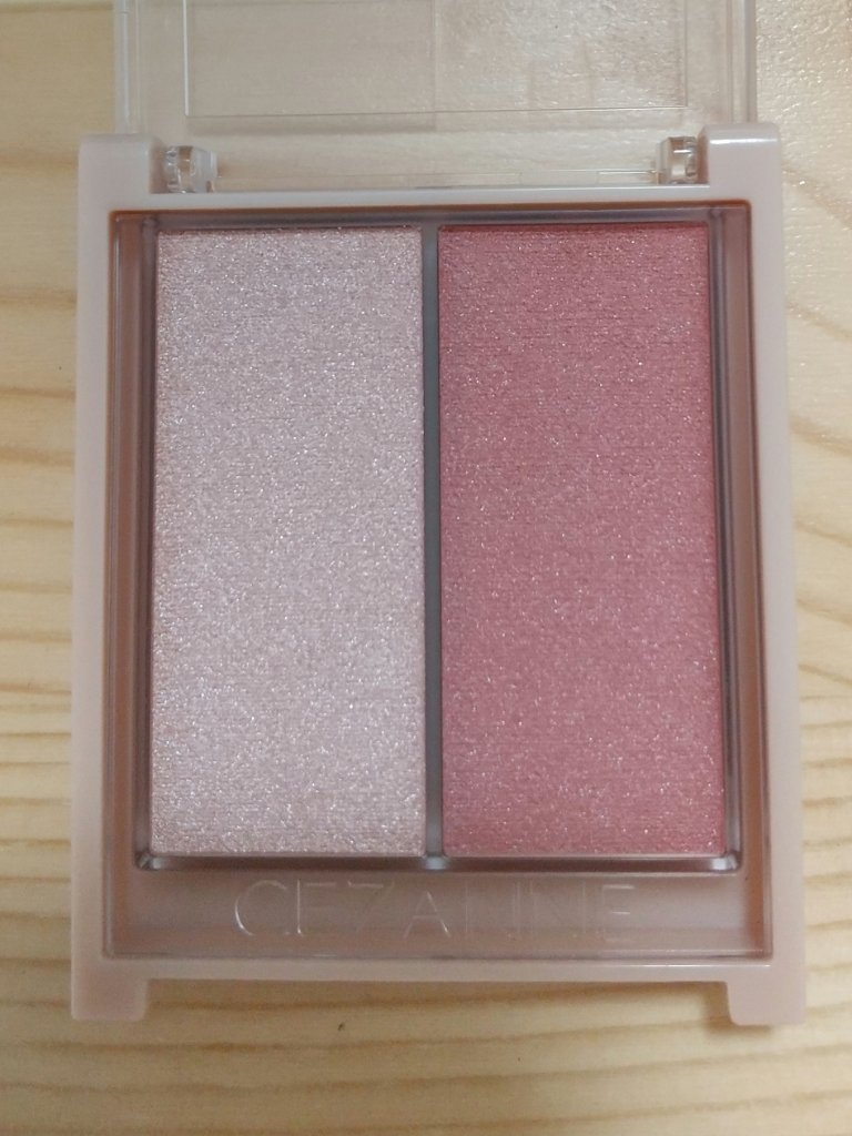 フェイスグロウカラー/CEZANNE/クリームハイライトを使ったクチコミ（2枚目）