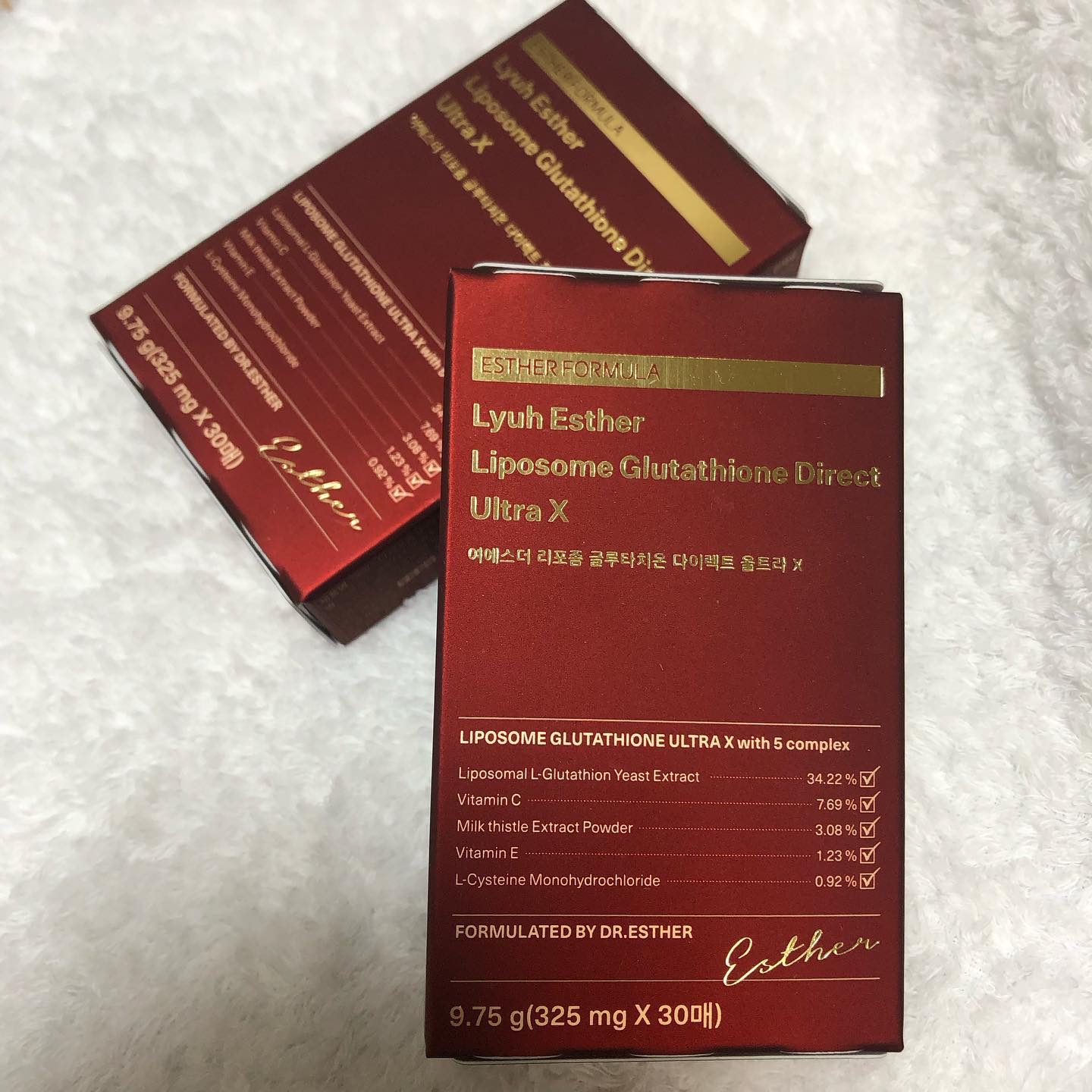 ヨエスターGLTダイレクトウルトラX/ESTHER FORMULA/美容サプリメントを使ったクチコミ（2枚目）