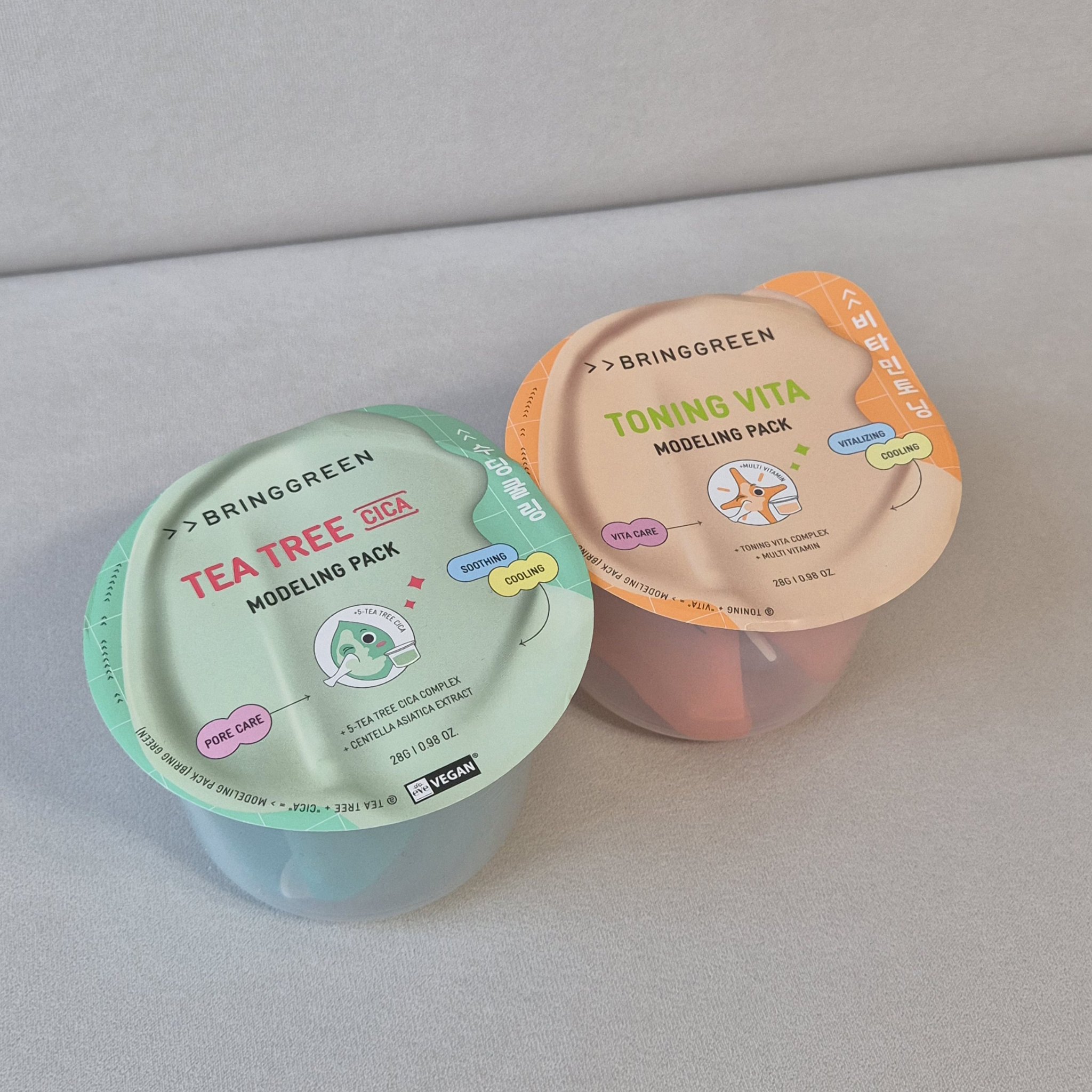 BRINGGREEN モデリングパック (ティーツリーシカ)/BRING GREEN/シートマスク・パックを使ったクチコミ（1枚目）