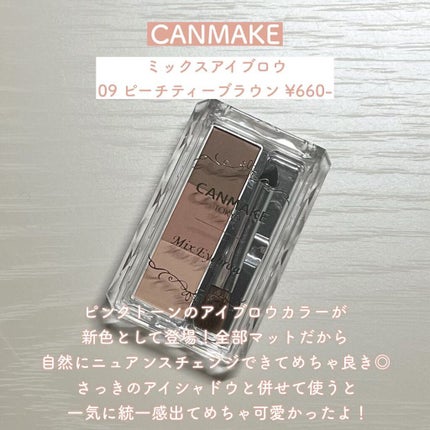 ミックスアイブロウ/キャンメイク/パウダーアイブロウを使ったクチコミ(4枚目)