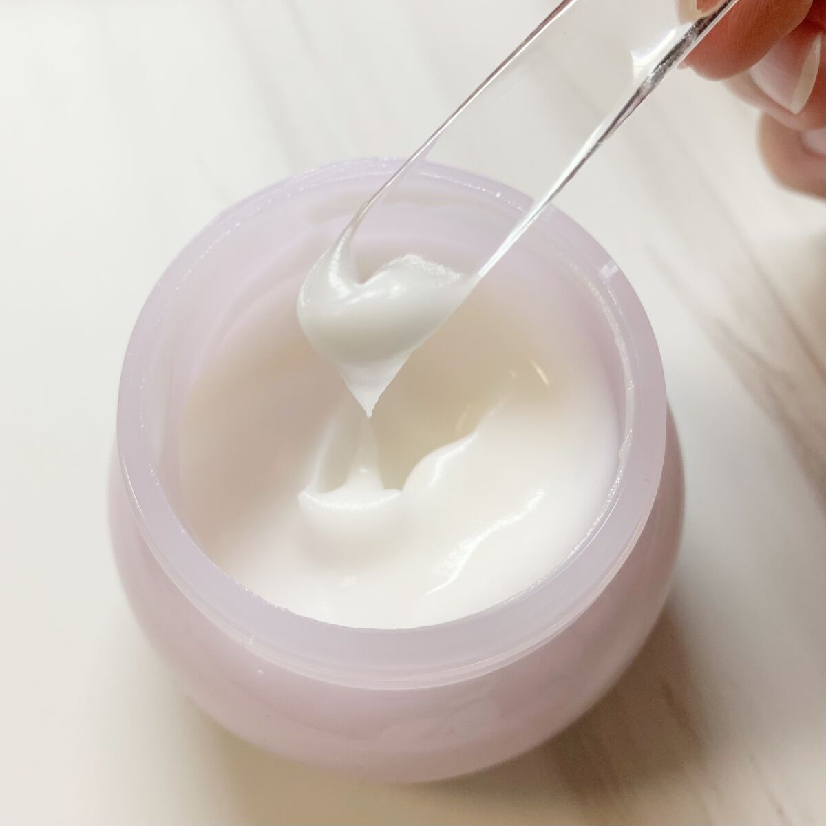 半熟ジュレクリーム/NUAN/フェイスクリームを使ったクチコミ（3枚目）