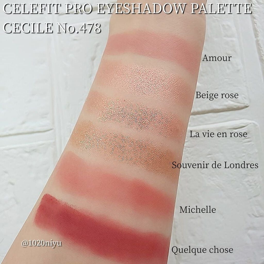 プロアイシャドウパレットセシル/CELEFIT/アイシャドウパレットを使ったクチコミ(9枚目)