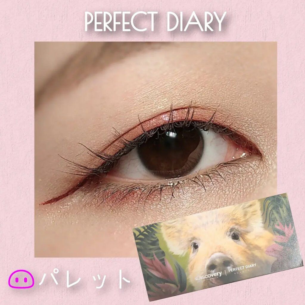 エクスプローラ12色 動物アイシャドウパレット/PERFECT DIARY/アイシャドウパレットを使ったクチコミ（1枚目）