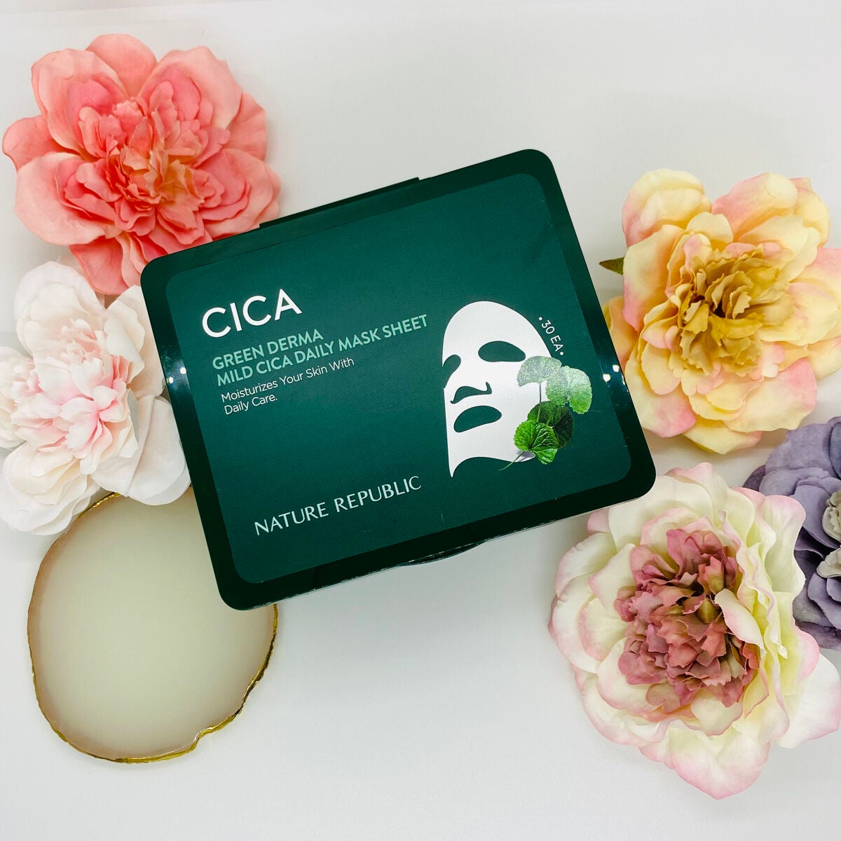 グリーンダーマCICA デイリーシートマスク/ネイチャーリパブリック/シートマスク・パックを使ったクチコミ(6枚目)