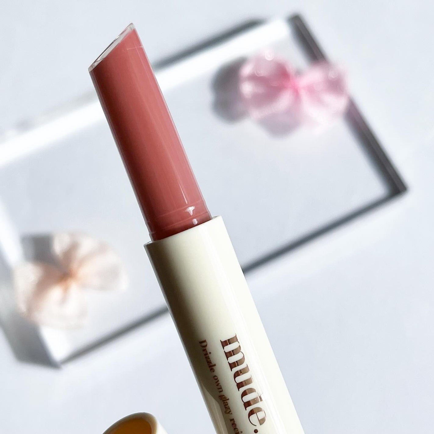 ドリズルバーム/mude/口紅を使ったクチコミ(2枚目)