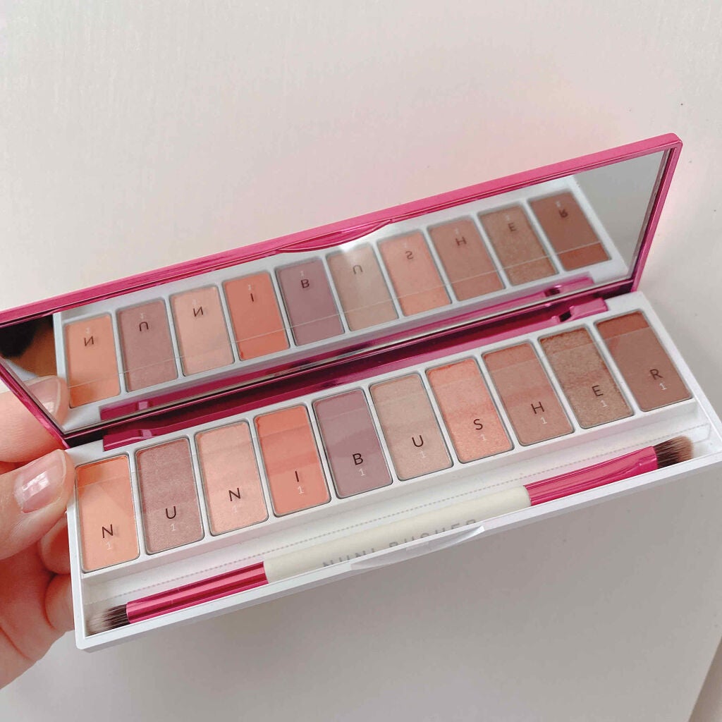 メルティングアイパレット ジャスト10ミニッツ/NUNI BUSHER/アイシャドウパレットを使ったクチコミ(3枚目)