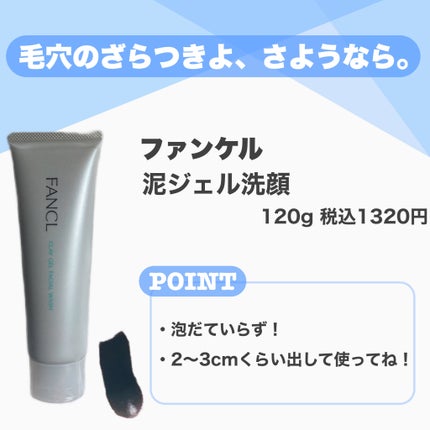 泥ジェル洗顔/ファンケル/その他洗顔料を使ったクチコミ(2枚目)