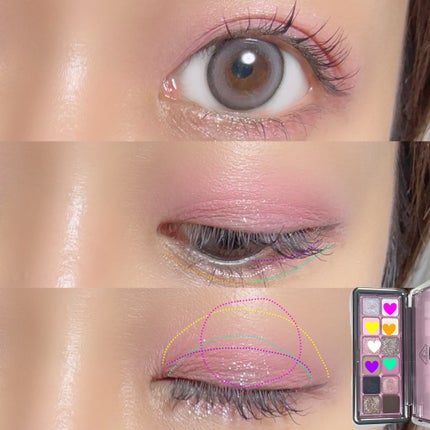 3CE ニューテイク アイシャドウパレット/3CE/アイシャドウパレットを使ったクチコミ(5枚目)