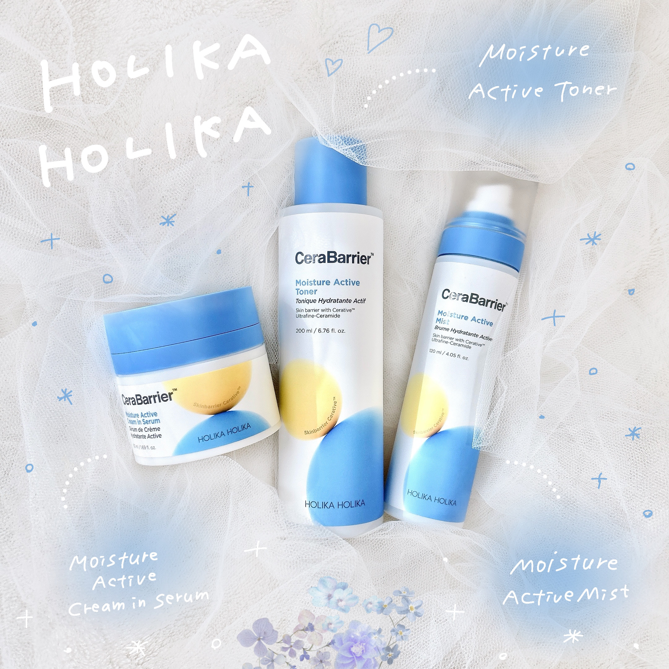 セラバリア　モイスチャーアクティブ　ミスト/HOLIKA HOLIKA/ミスト状化粧水を使ったクチコミ（1枚目）