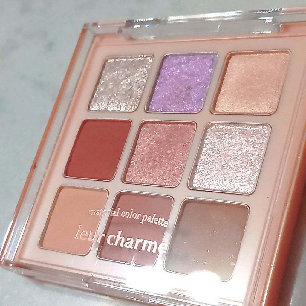 マテリアルカラーパレット/leur charme/アイシャドウパレットを使ったクチコミ（3枚目）