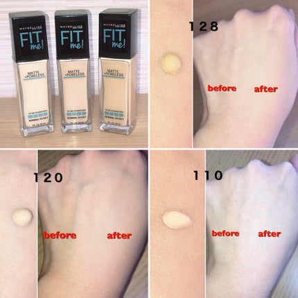 フィットミーリキッドファンデーション/MAYBELLINE NEW YORK/リキッドファンデーションを使ったクチコミ(1枚目)