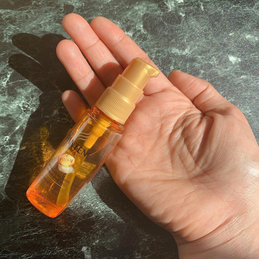 インテンシブ ダメージリペアー ヘアオイル/パンテーン/ヘアオイルを使ったクチコミ（2枚目）