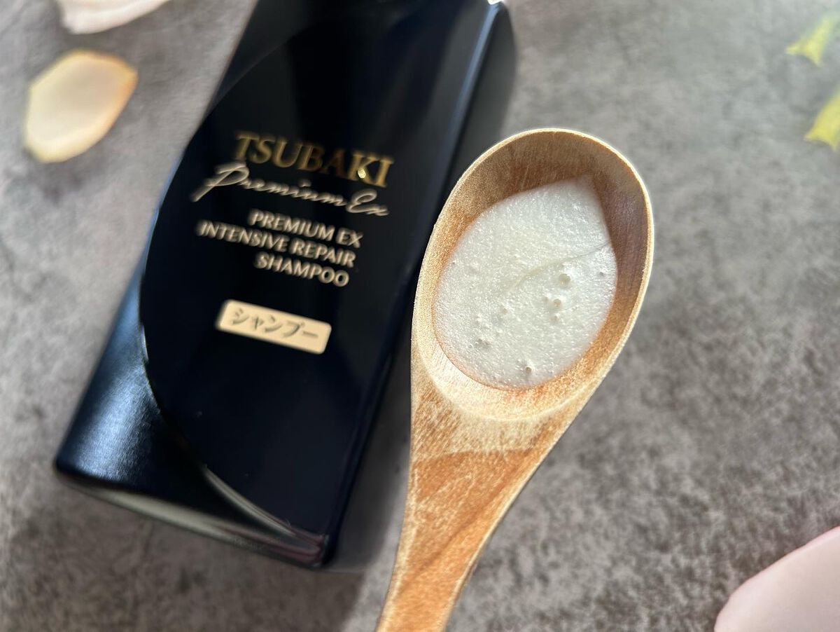 プレミアムＥＸ インテンシブリペア ＜シャンプー＞／コンディショナー＜ヘアトリートメント＞ /TSUBAKI/市販シャンプーを使ったクチコミ（3枚目）