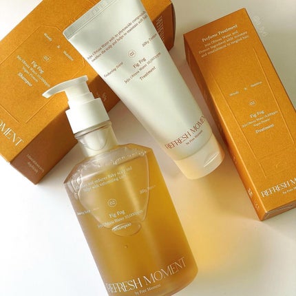 リフレッシュモーメントパフュームシャンプー/トリートメント Fig Fog/Free Moment /市販シャンプーを使ったクチコミ(5枚目)