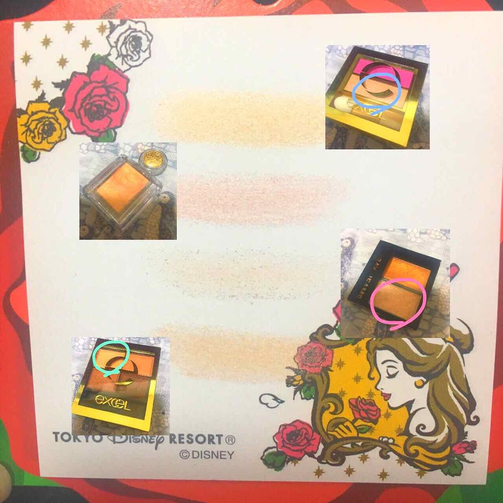 スキニーリッチシャドウ/excel/アイシャドウパレットを使ったクチコミ(3枚目)