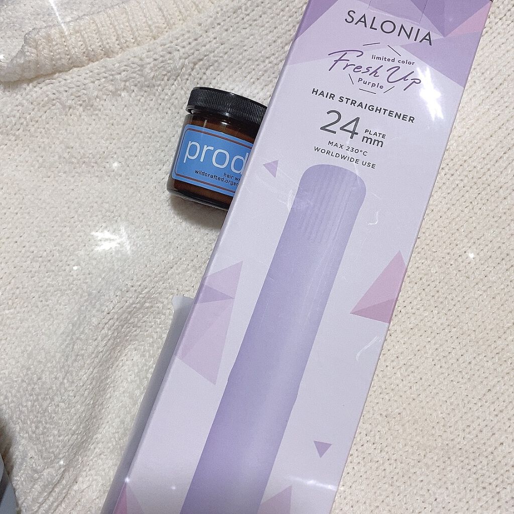 ストレートヘアアイロン ヌーディーピンク/SALONIA/ストレートアイロンを使ったクチコミ（1枚目）