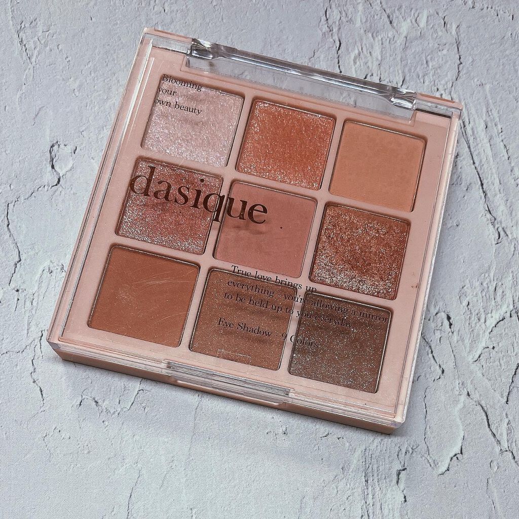 シャドウパレット/dasique/アイシャドウパレットを使ったクチコミ(1枚目)