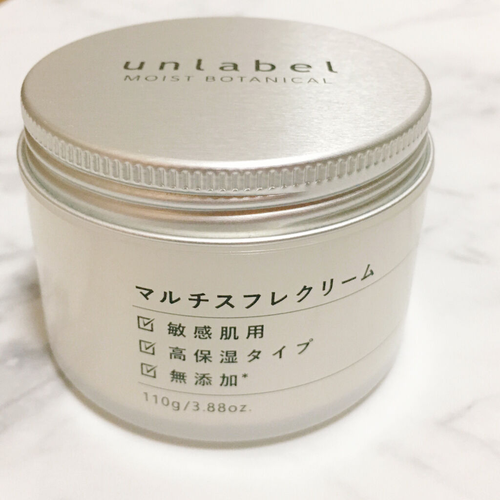 モイストボタニカル マルチスフレクリーム/unlabel/ボディクリームを使ったクチコミ（1枚目）