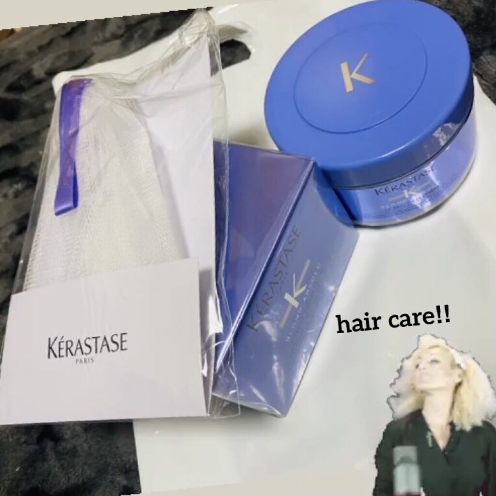 ケラスターゼ BL マスク シカエクストリームのクチコミ「
ケラスターゼ　トリートメント

髪の毛もトリートメントで
保湿してあげないとすぐ静電気や摩擦.....」（1枚目）