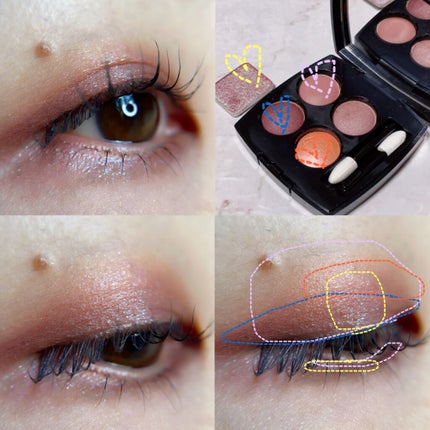 レ キャトル オンブル/CHANEL/アイシャドウパレットを使ったクチコミ(6枚目)