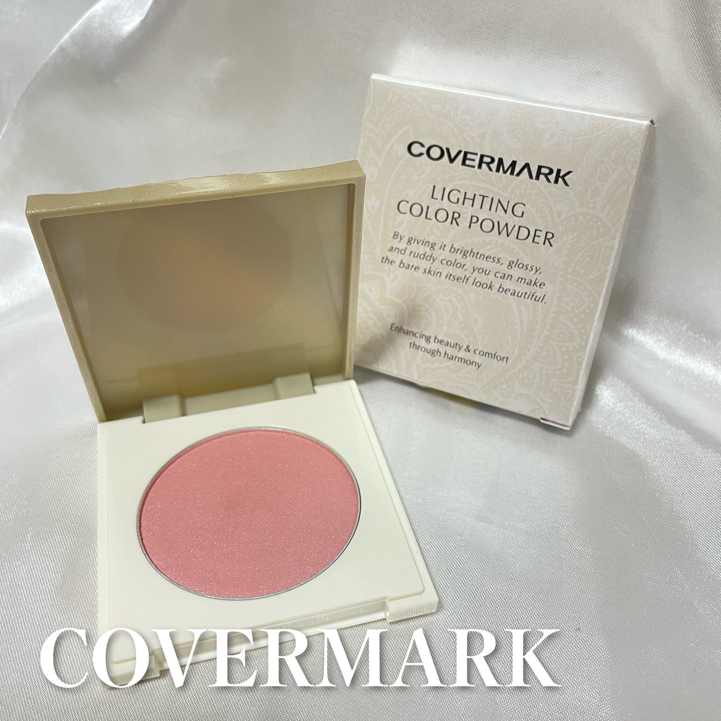 カバーマーク ライティング カラー パウダー/COVERMARK/パウダーチークを使ったクチコミ(1枚目)