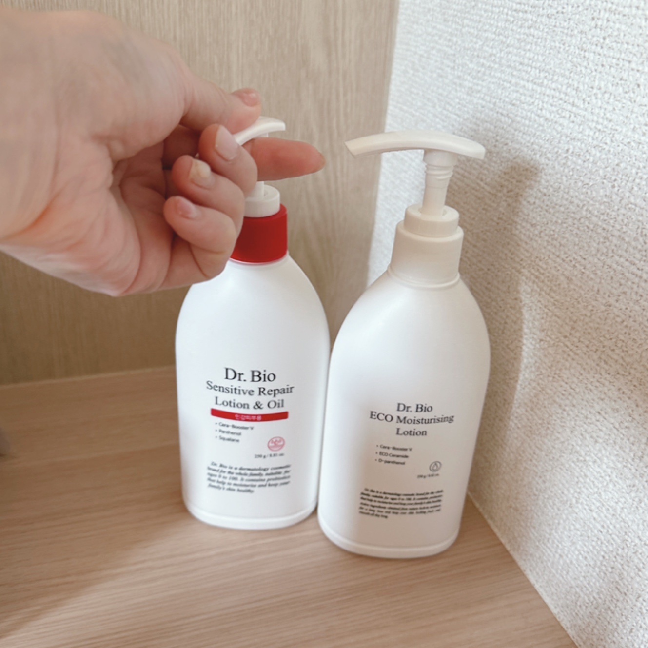 センシティブ リペア ローション&オイル/Dr.Bio/ボディクリームを使ったクチコミ（1枚目）