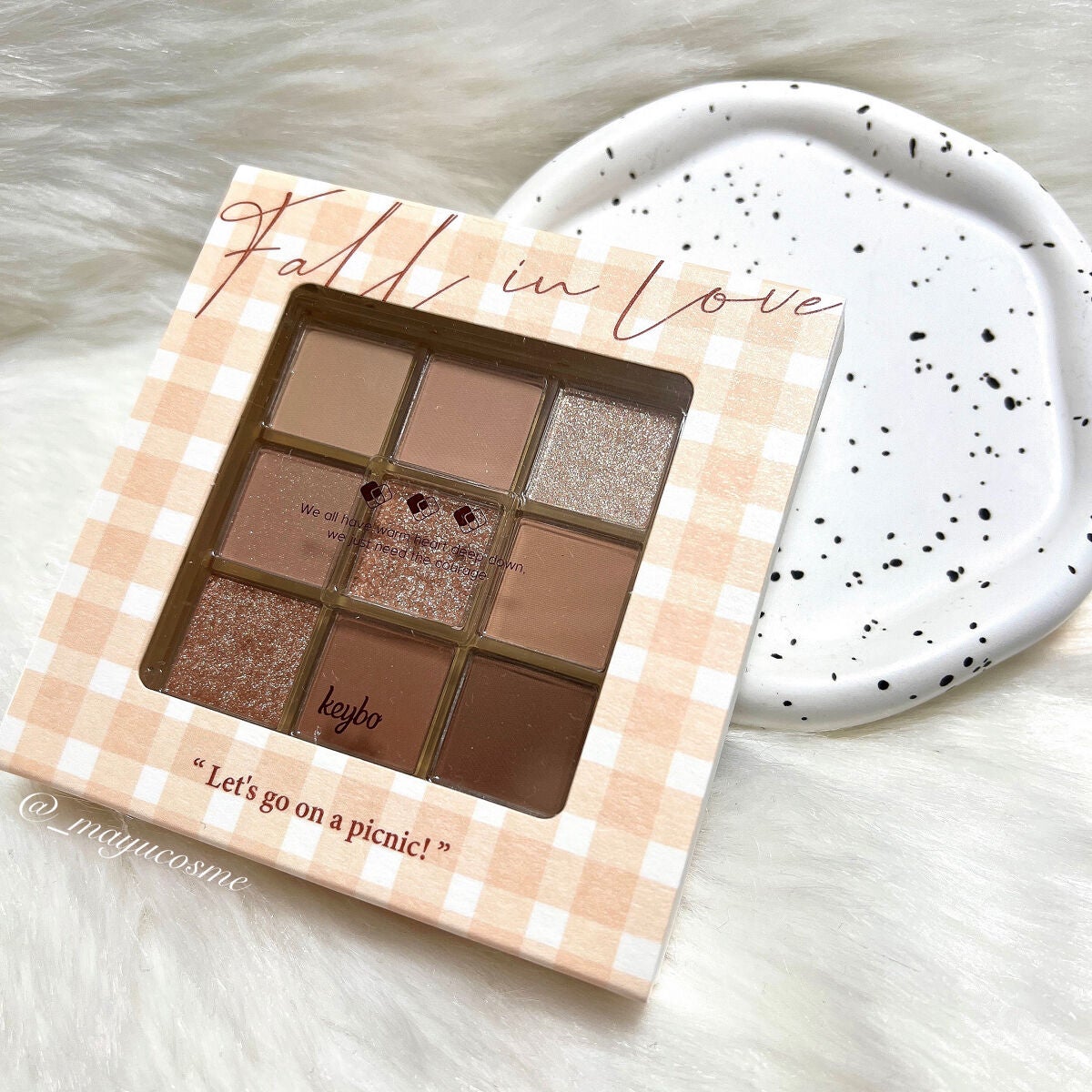 KEYBO FALL IN LOVE SHADOW PALETTE/keybo/アイシャドウパレットを使ったクチコミ(6枚目)