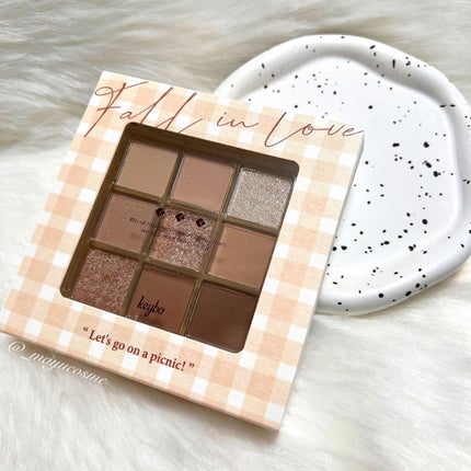KEYBO FALL IN LOVE SHADOW PALETTE/keybo/アイシャドウパレットを使ったクチコミ(6枚目)