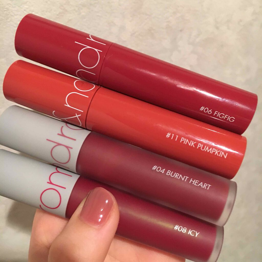 ジューシーラスティングティント/rom&nd/リップティントを使ったクチコミ(2枚目)