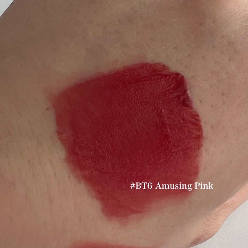 ブラー フィット ティント BT5. ハッシュローズ/MERZY/リップティントを使ったクチコミ（3枚目）